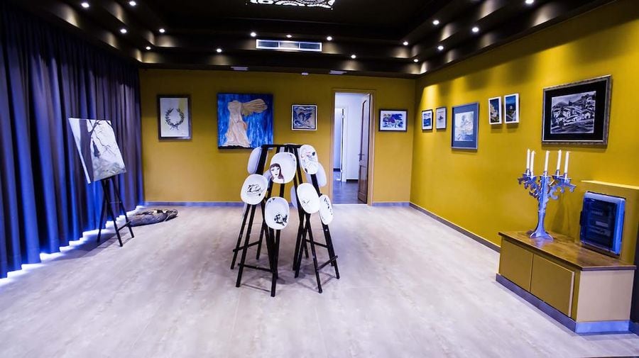 exhibition room at ktima britntziki